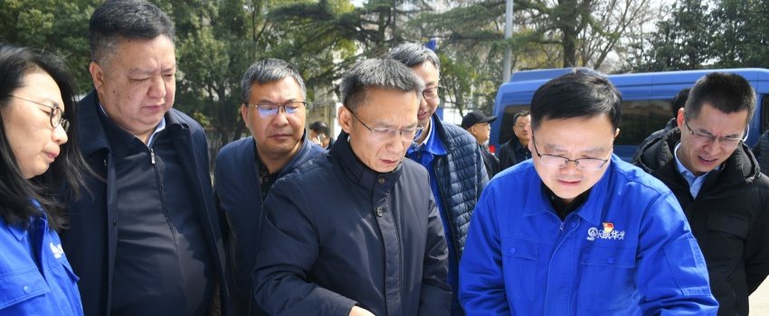 集团公司党组成员、总会计师陈林到z6mg人生就是博华光调研